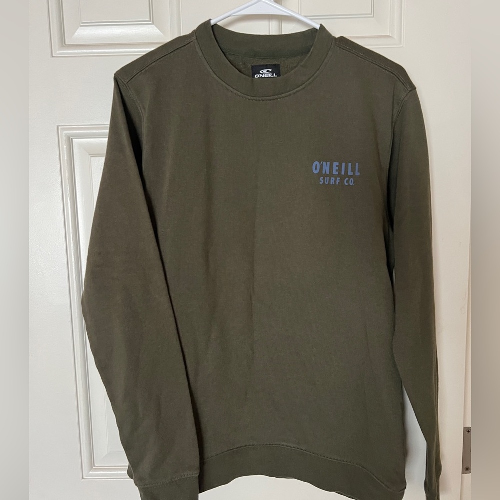 O'Neill Men's Olive Crewneck Sweater Size Small